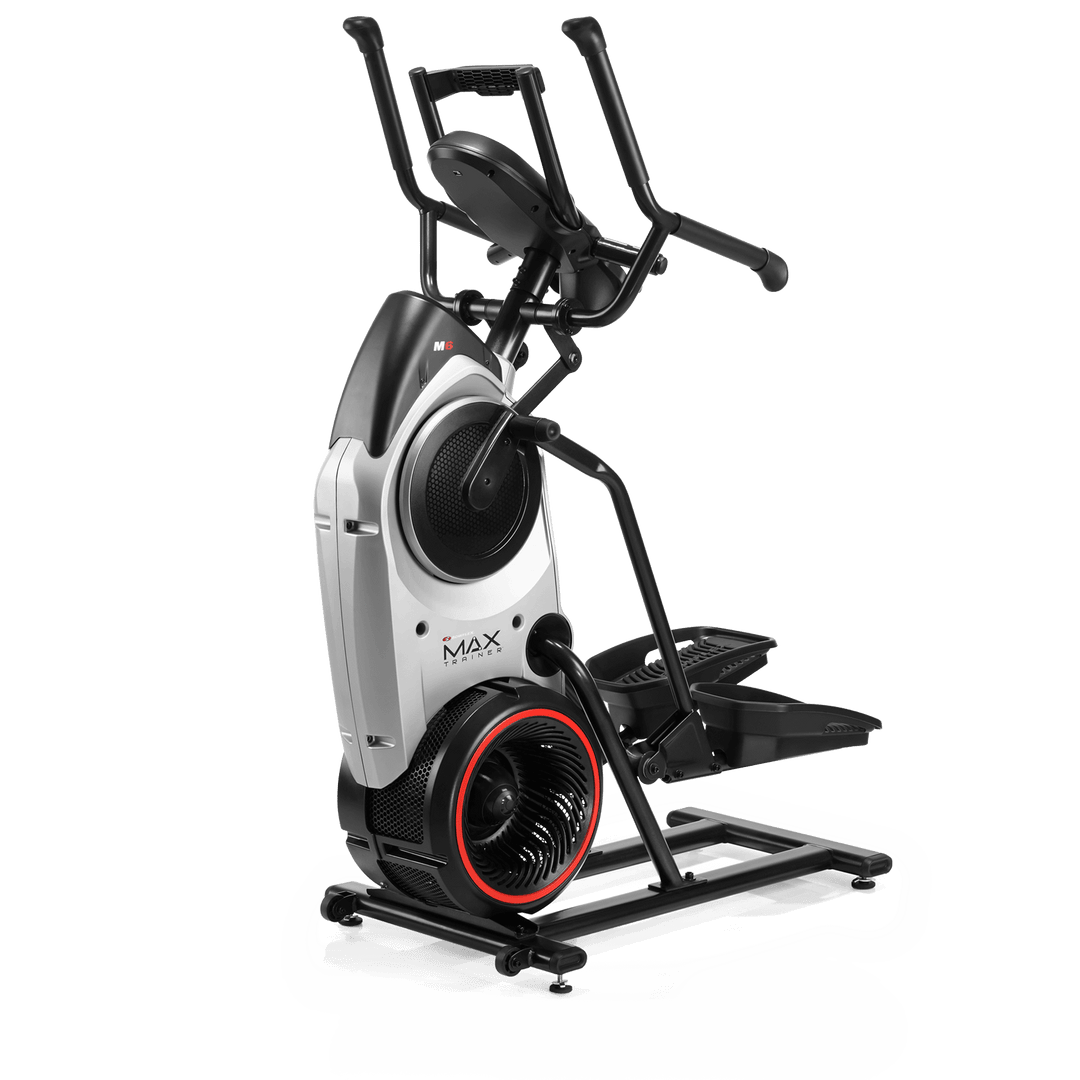Angled side view of BowFlex Max Trainer M6 against a transparent background.