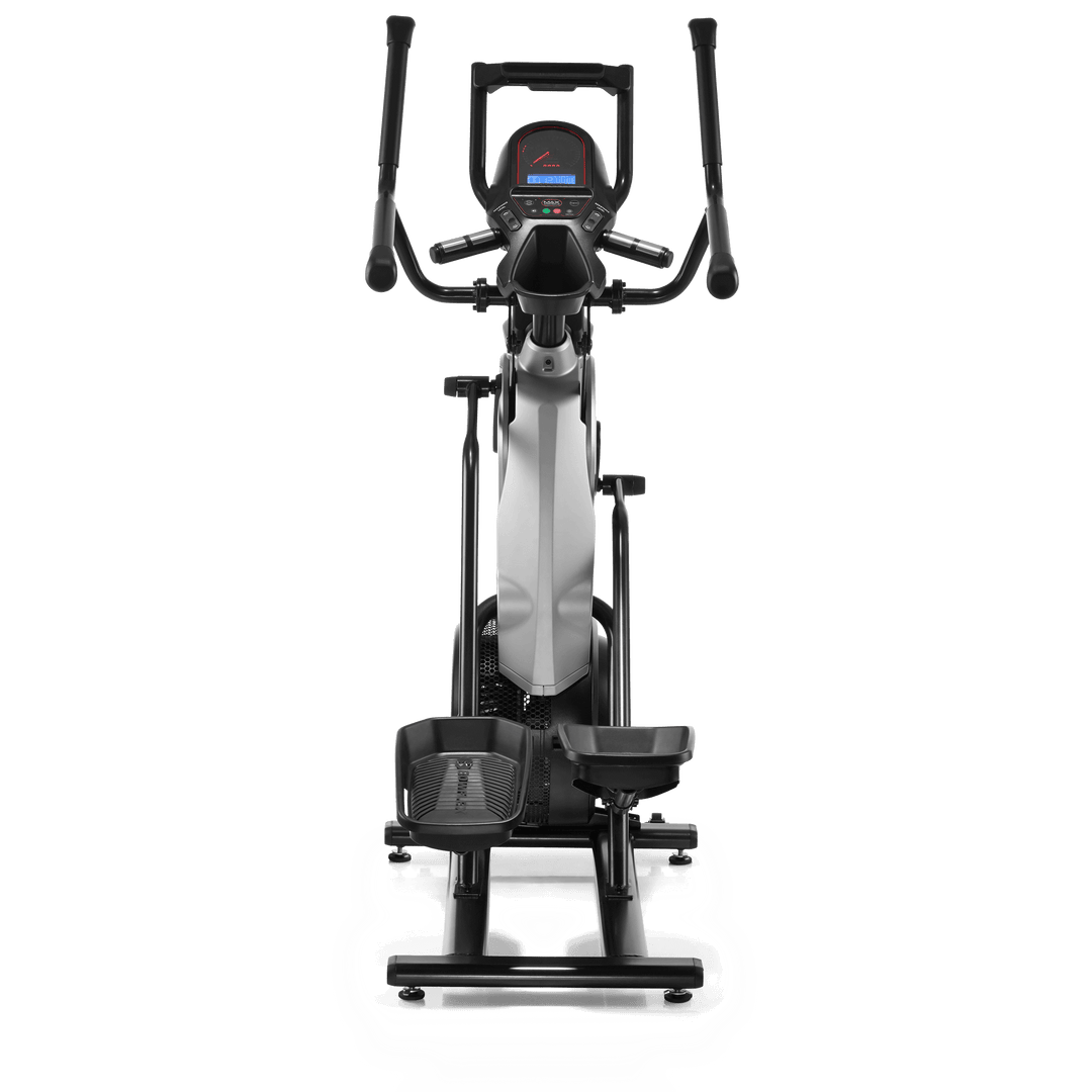 Rear view of BowFlex Max Trainer M6 against a transparent background.