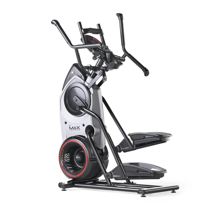 Angled rear view of BowFlex Max Trainer M6 against a transparent background.