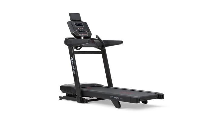 Angled view of the BowFlex T9 Treadmill.