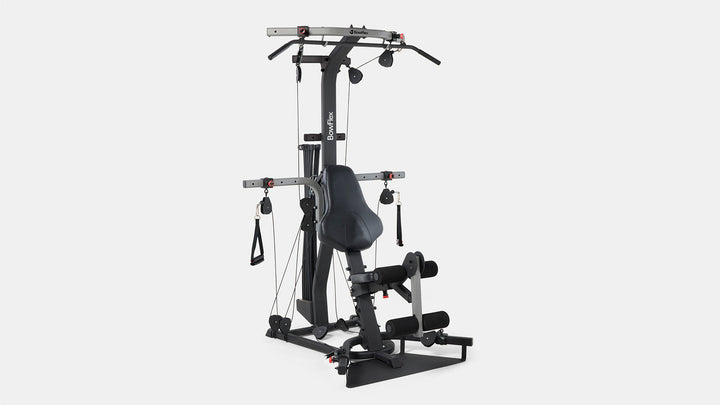 Angled front view of the BowFlex Xtreme 2 SE Home Gym against a white background.