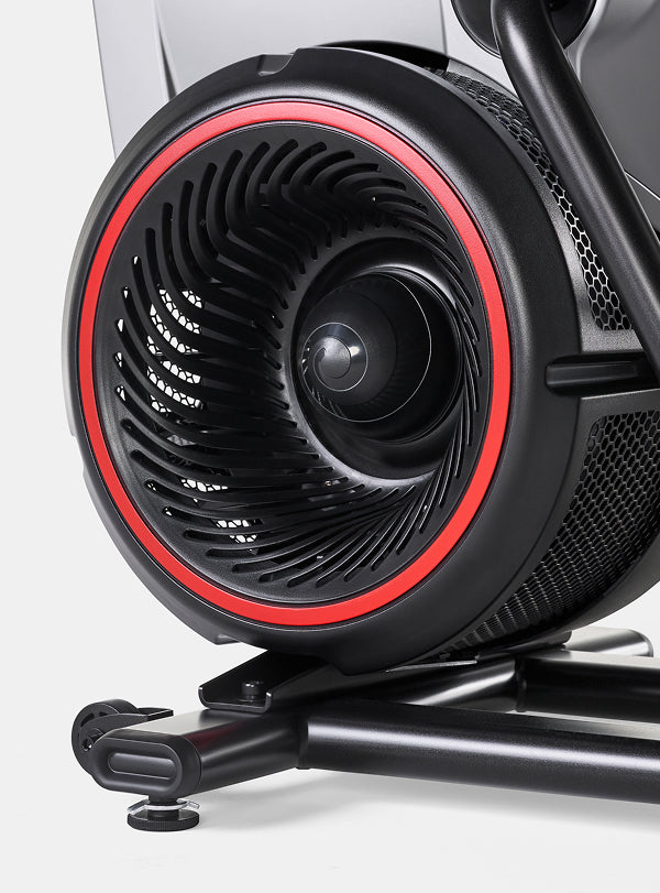 The base of the BowFlex Max Trainer M6 where its dual-resistance system is housed.