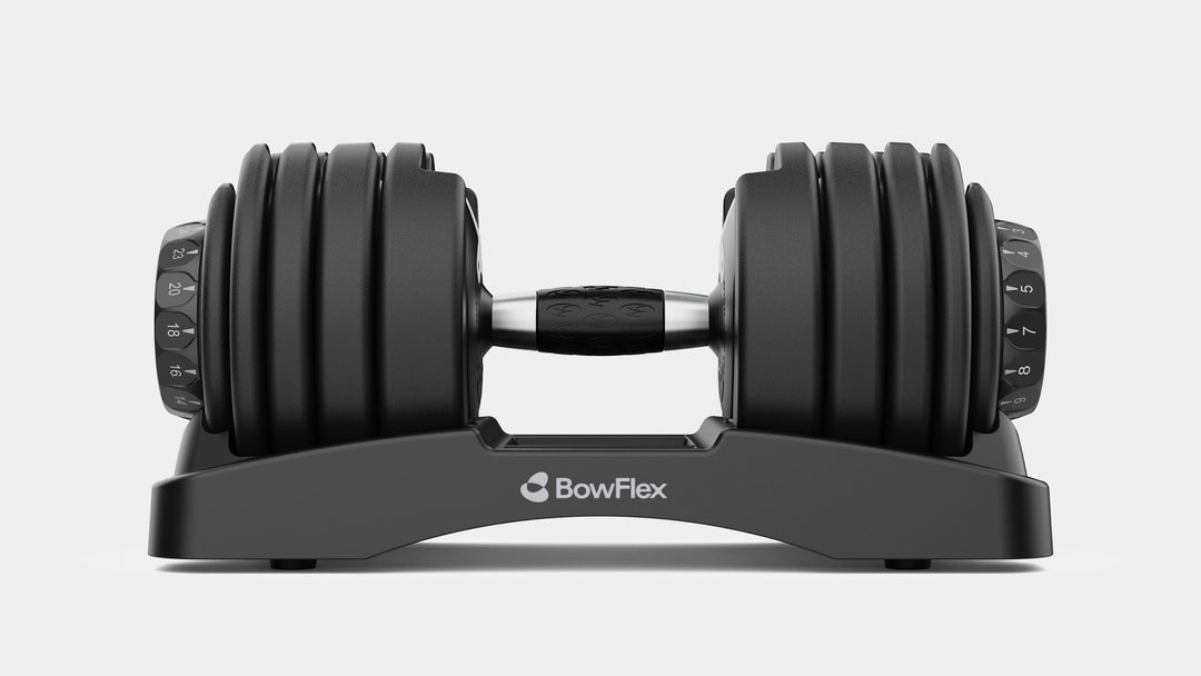 Front view of the BowFlex Results Series DB52-21 SelectTech Dumbbells.