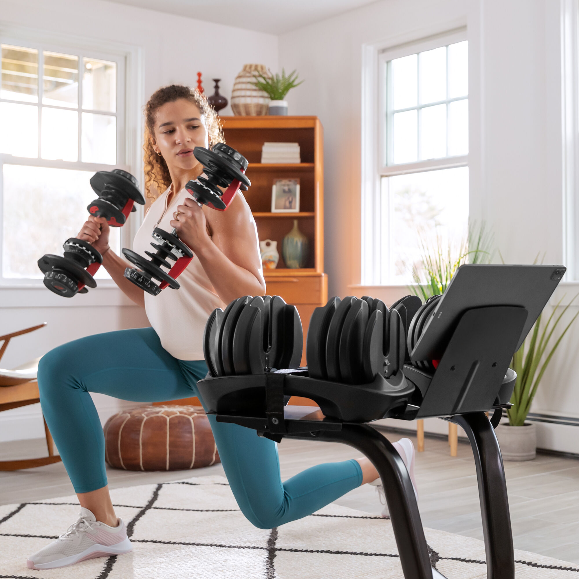 Bowflex store dumbbell workout