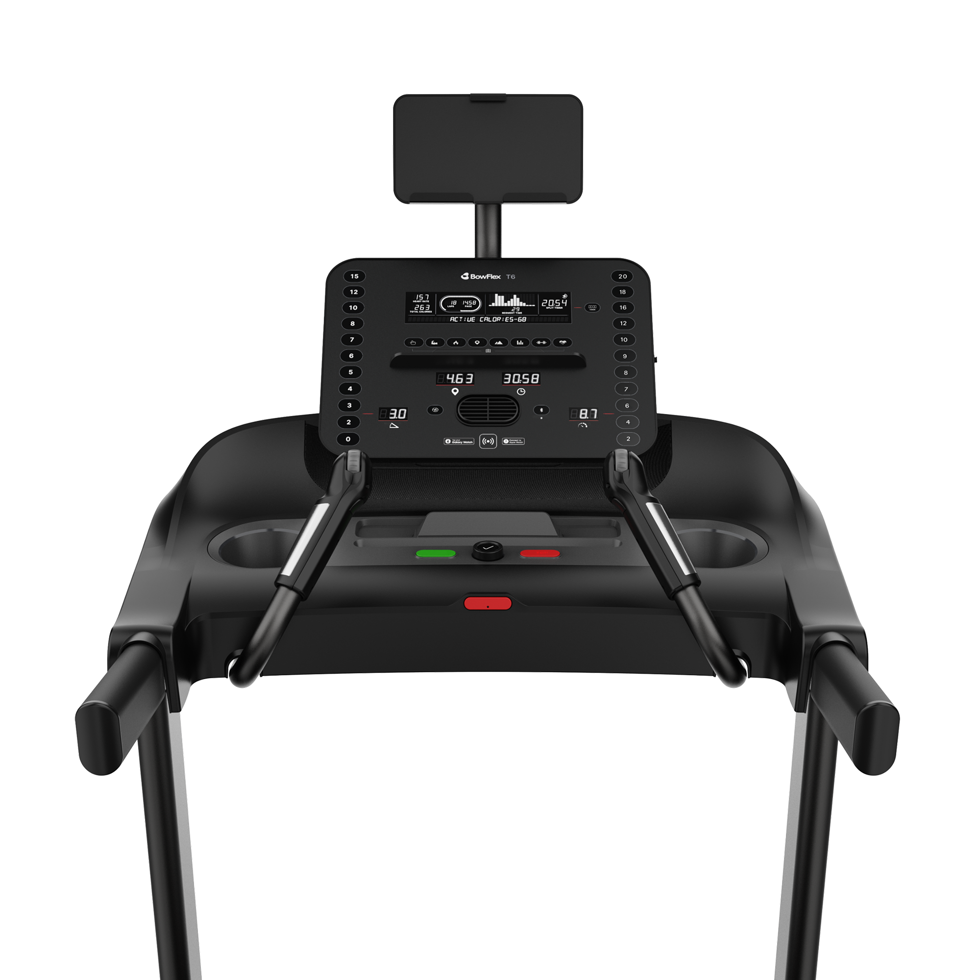 T6 Treadmill Console - default view