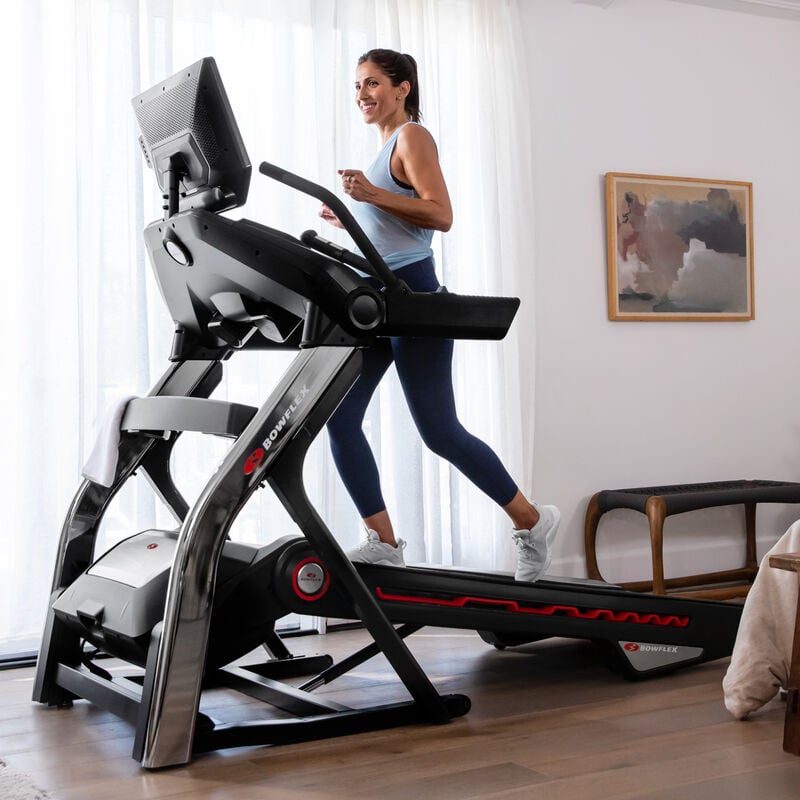 Woman using the Treadmill 56  - mobile expanded view