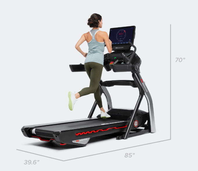 Treadmill  56 dimensions - 85 x 39.6 x 70 inches