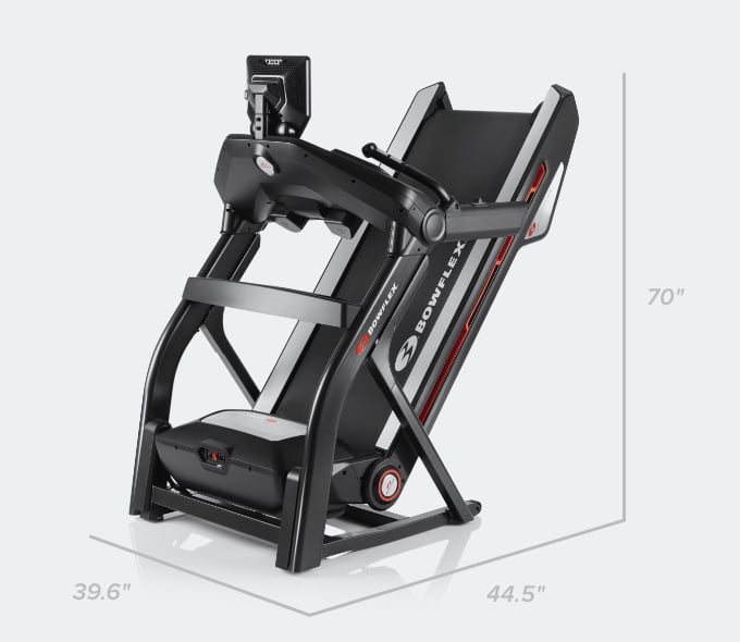 Treadmill 25 dimensions folded - 44.5 x 39.6 x 70 inches