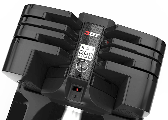 Smart dumbbells such as the SelectTech 560 come with integrated Bluetooth tracking and sync with the Bowflex 3DT App to track your weight, count your reps and sets, and provide coaching to ensure proper form every time.