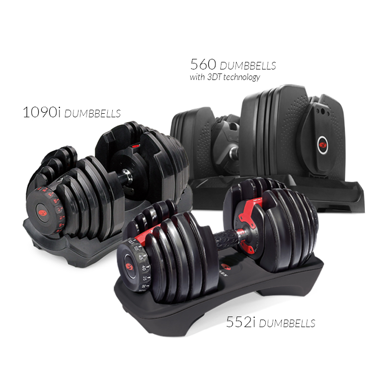 Compare the two SelectTech Dumbbell models