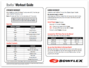 Guida all’allenamento Bowflex PDF